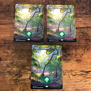 Magic the Gathering MTG Unfinity Forest x3 NM